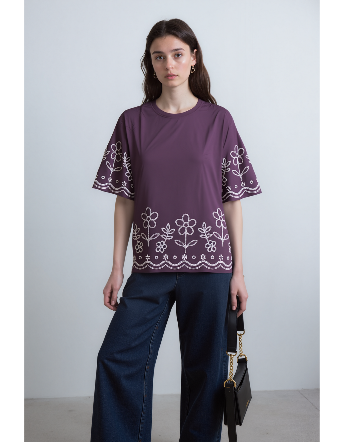 Floral Whisper OverSized T-shirt