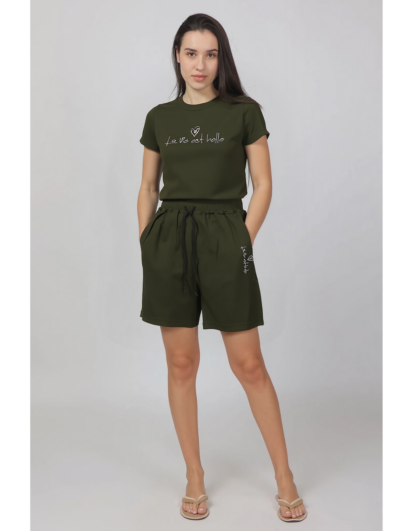 Ribbed Short Co-ord Set