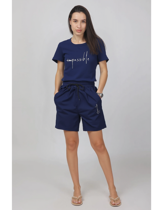 Ribbed Short Co-ord Set