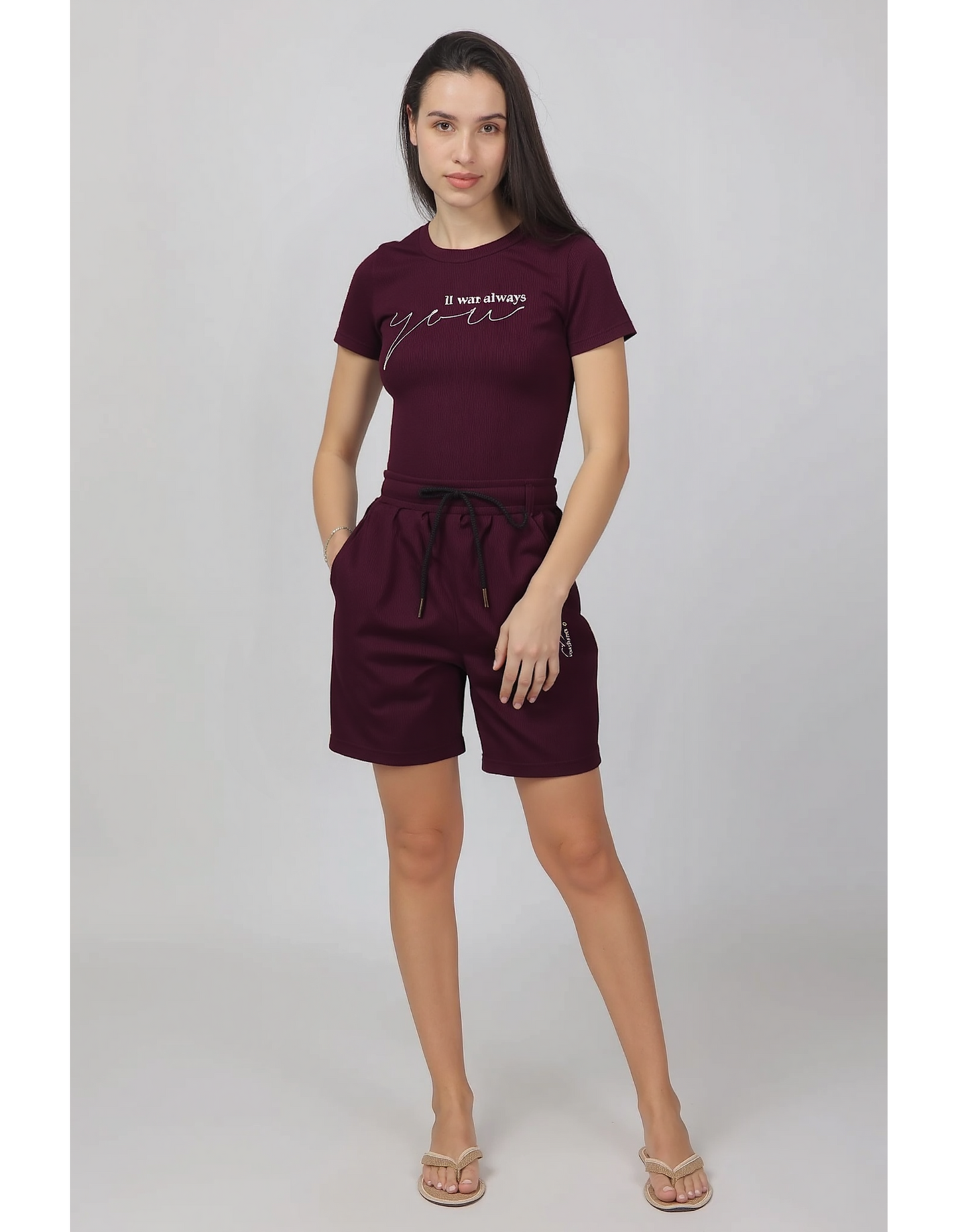 Ribbed Short Co-ord Set