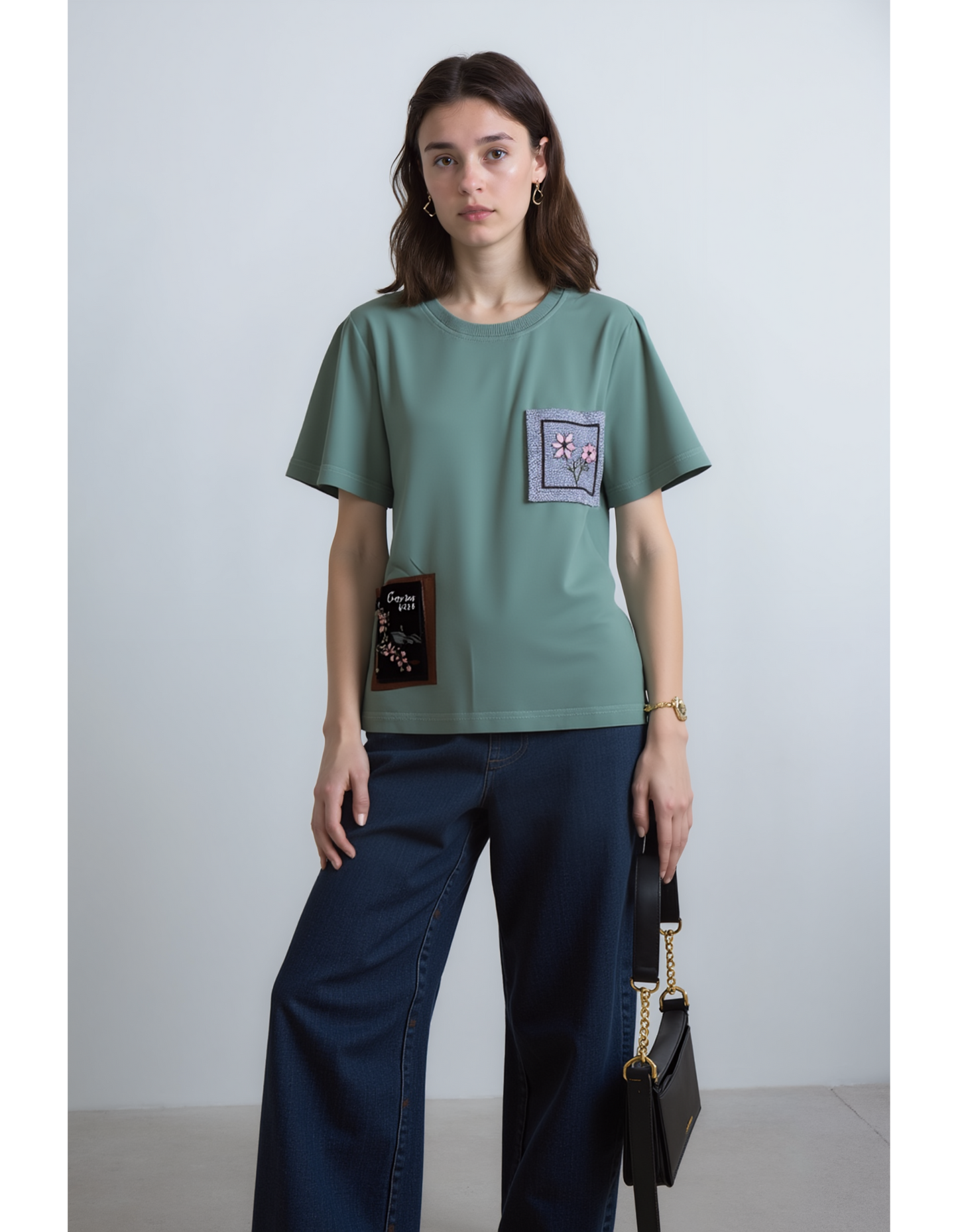 Camila Embroidered Patch OverSized T-Shirt