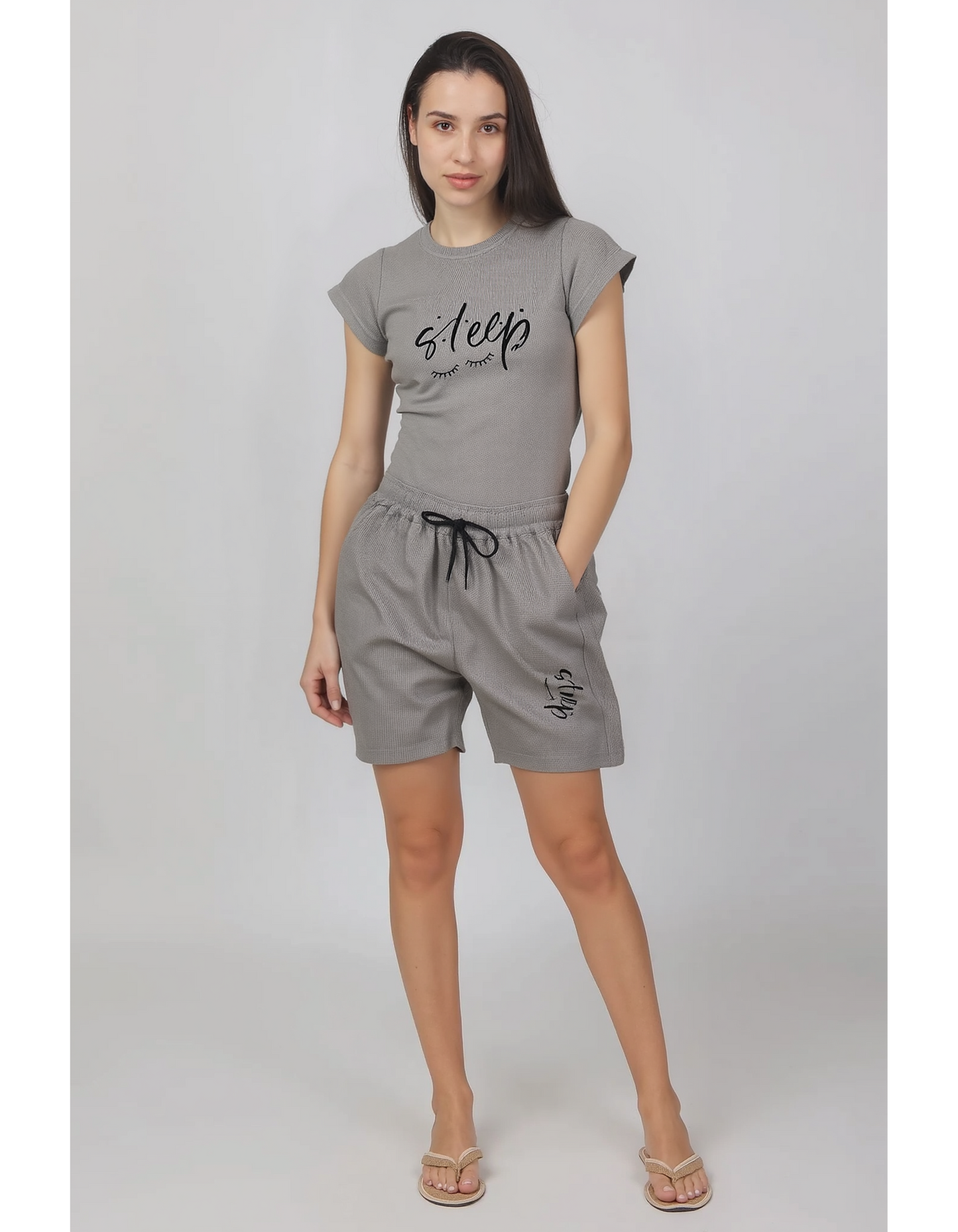 Ribbed Short Co-ord Set
