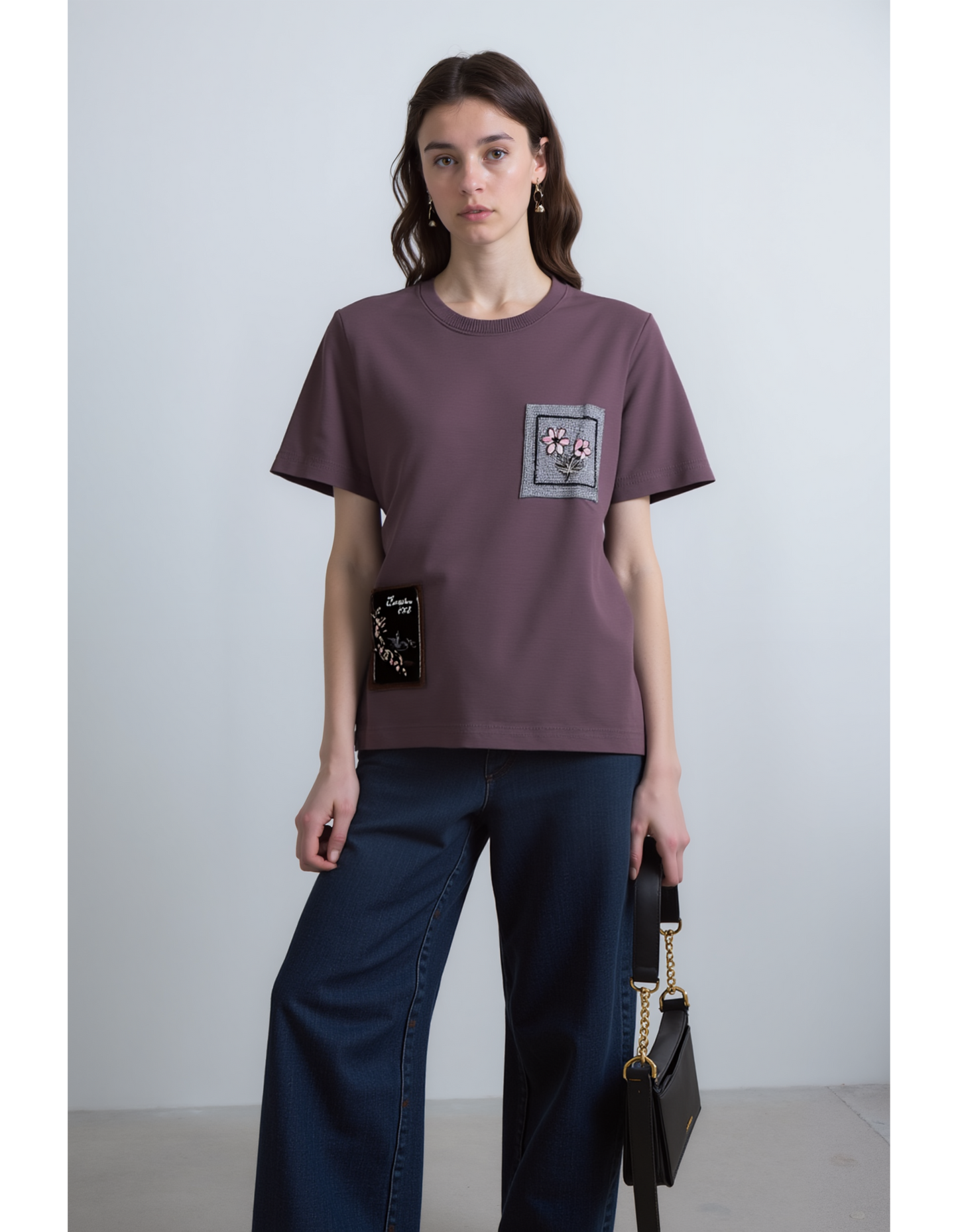 Camila Embroidered Patch OverSized T-Shirt