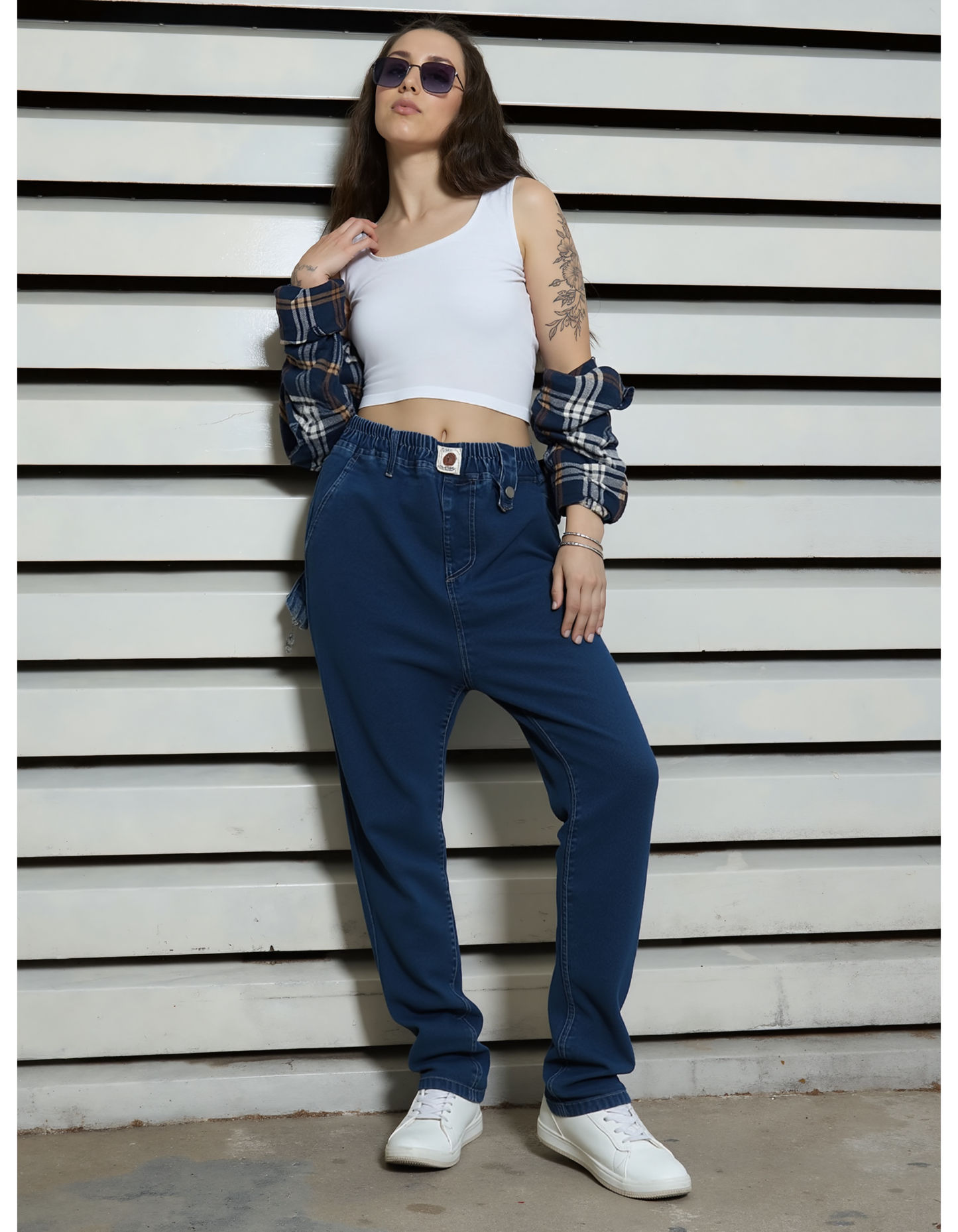 UrbanEase Mom Fit Jogger Jeans