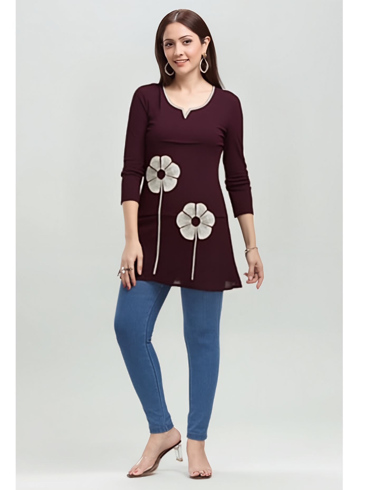 Floral Bloom Tunic Top