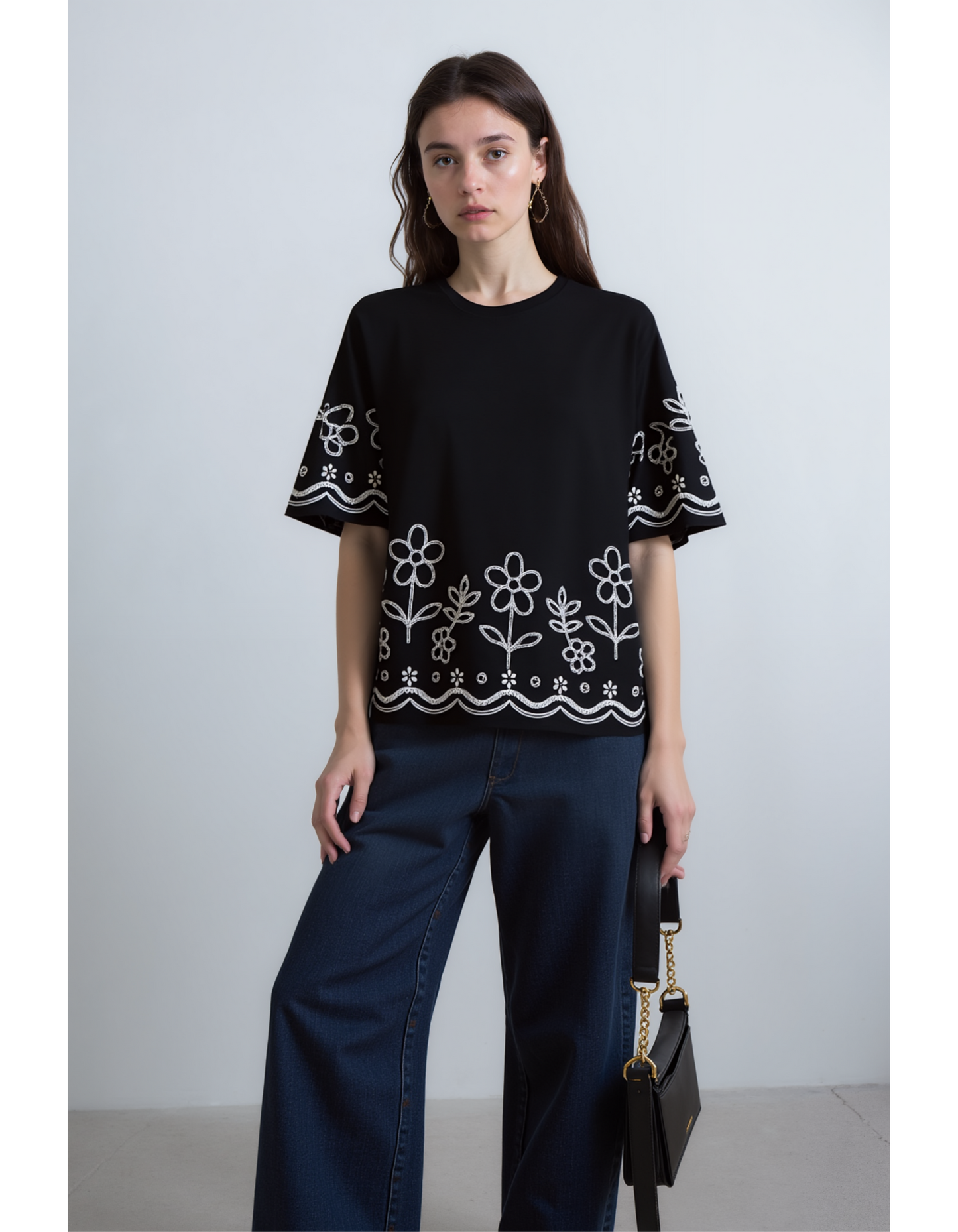 Floral Whisper OverSized T-shirt