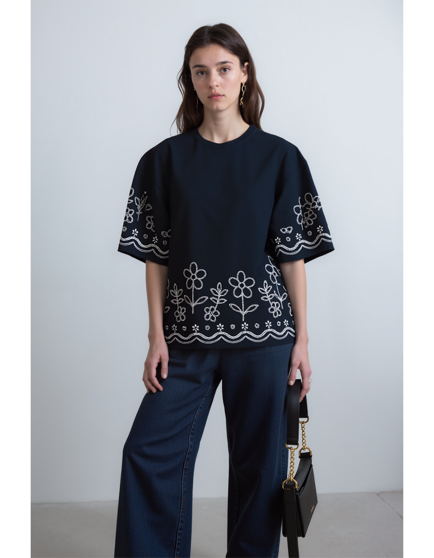 Floral Whisper OverSized T-shirt