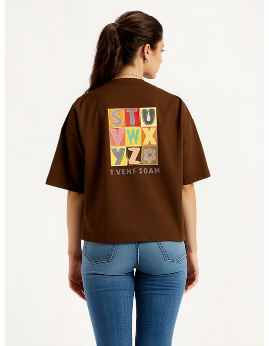Alphabet Pop Oversized Tee