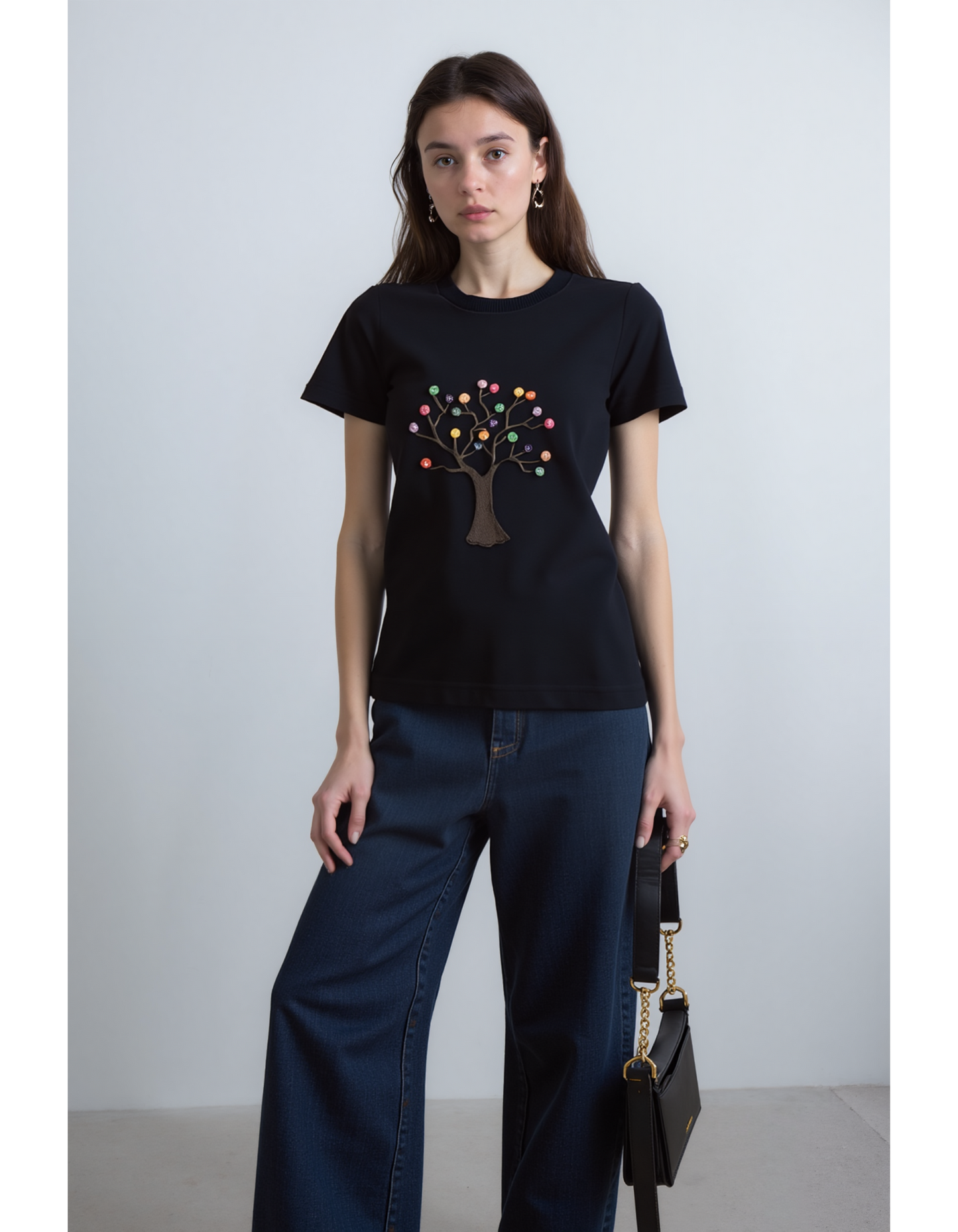 Patchy Tree Pop OverSized T-shirt