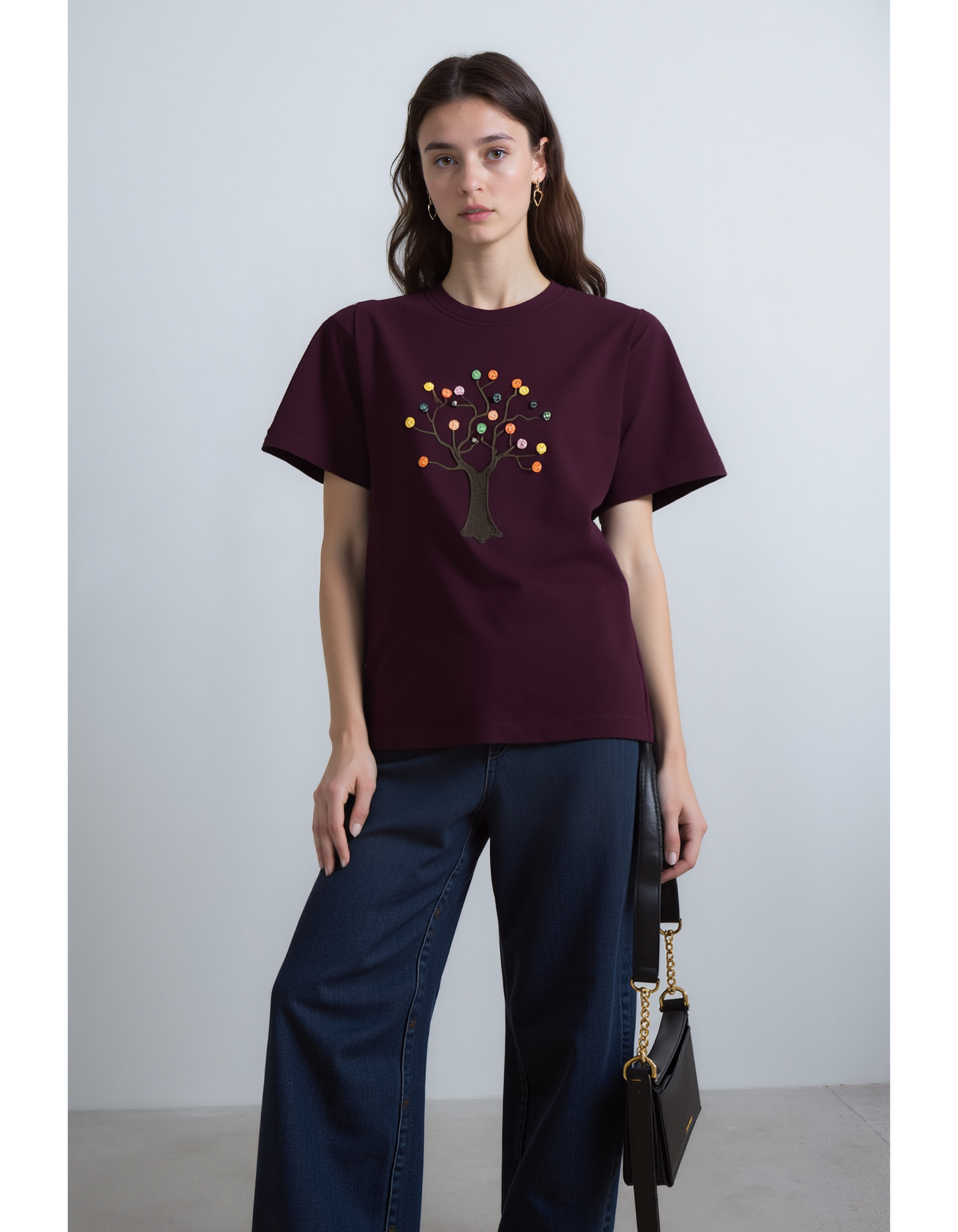 Patchy Tree Pop OverSized T-shirt