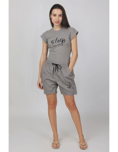 Ribbed Short Co-ord Set