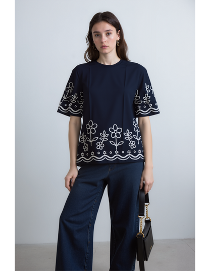 Floral Whisper OverSized T-shirt