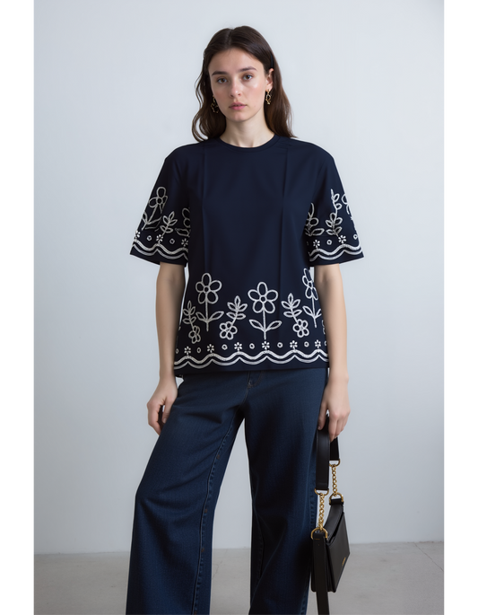 Floral Whisper OverSized T-shirt